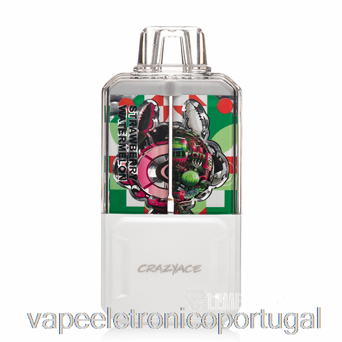 Vape Eletrônico Crazyace B15000 Descartável Morango Melancia